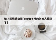 柚了区块链公司[eos柚子币的创始人辞职了]